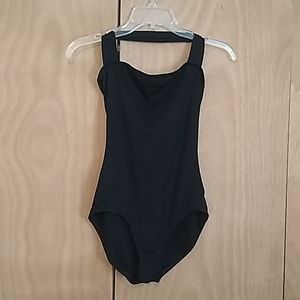 Black Halterneck Ballet Leotard